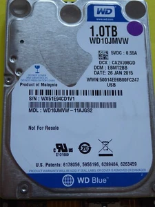 Western Digital WD10JMVW-11AJGS2 DCM: T2 / JAN bis NOV 2015 / Malaysia Thailand - Bild 1 von 6
