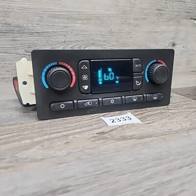 03-06 Silverado Sierra Auto Heater Digital Climate Control  TESTED Knobs Cleaned - Image 1 of 4