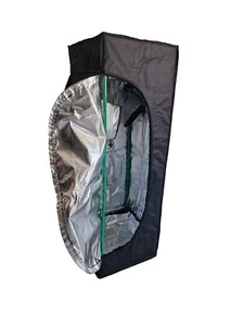 Growbox 40x40x120 Gewächshaus Pflanzenzelt Zuchtzelt Growroom Anbauzelt Grow Box - Bild 1 von 9