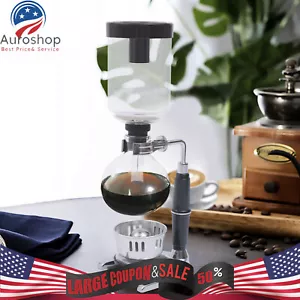 Capacidad 3 Tazas Café Sifón Mesa Sifón Cafetera Cafetera Sifón Hacer - Imagen 1 de 12