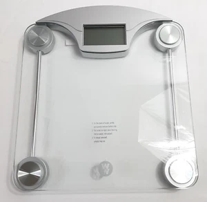 New, 400 Lb White WEIGHT WATCHERS By CONAIR Digital Glass Bathroom Scale - Picture 1 of 9