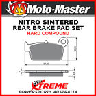 Moto-Master Sherco 300 Se-R 2T 2014-2016 Nitro Sintered Hard Rear Brake Pad 0945