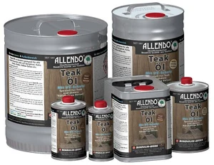 Allendo Teak-Öl mit UV-Schutz braun: für Bangkirai, Zeder, exotische Hölzer etc. - Bild 1 von 7
