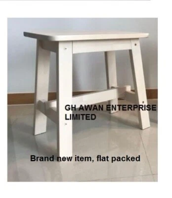 Brand New Ikea NORRÅKER / NORRAKER Stool, birch, 45cm, 004.289.74 - Image 1 of 4