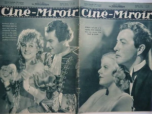 Ciné Miroir n°638- 1937 : L'Etudiant pauvre Trente cinq à l'ombre Troïka - Picture 1 of 1