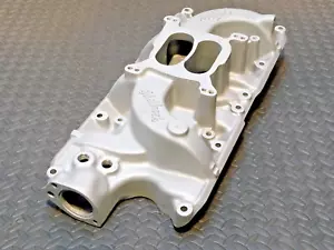 EDELBROCK F4B ALUMINUM INTAKE MANIFOLD FORD 289,302 MUSTANG,COUGAR,TORINO,ROD - Picture 1 of 18