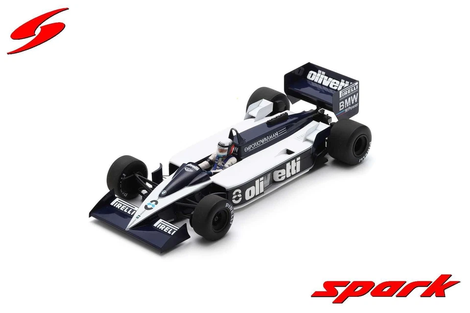 1:18 SPARK Brabham F1 Bt55 Bmw #8 Monaco Gp 1986 De Angelis With Showcase 18S678 - Immagine 1 di 2