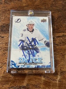 Brayden Point IP Signed Upper Deck Ice Card PSA DNA Autographed Lightning - Picture 1 of 3