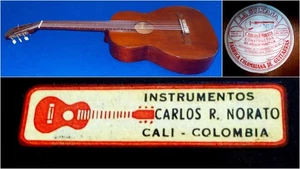 Vintage & Rare Carlos R Norato Cali Columbia Acoustic Classical Guitar - Bild 1 von 24