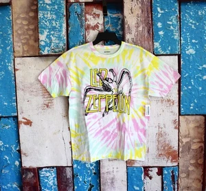 Unisex Led Zeppelin Oversized Batik geschlechtsneutral T-Shirt SMALL cool Batik - Bild 1 von 8