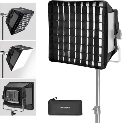 NOVO 12,6"x11,6" difusor softbox para painel de luz de vídeo LED NL660 RGB660 PRO II - Imagem 1 de 4