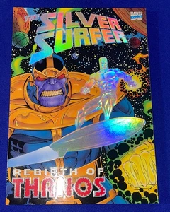 OOP Marvel COMIC Silver Surfer Rebirth of Thanos PB GRAPHIC NOVEL (1993) Starlin - Foto 1 di 3