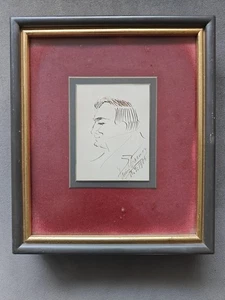 Rare Framed Opera Singer Enrico Caruso Self Caricature Original Signed 1906  - Picture 1 of 8