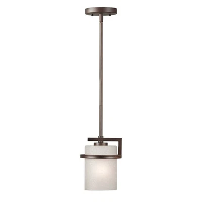 Forte Lighting 2405-01-32 Signature Mini Pendant Antique Bronze - Image 1 of 2