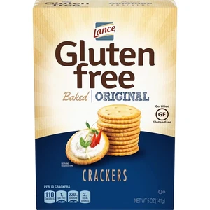 Lance Gluten Free Original Crackers 5 Ounce Pack of 4 Crispy Snack Crackers - Picture 1 of 9