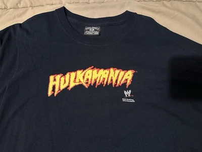 Camisa Oficial WWE HULK HOGAN Hulkamania WCW WWF AEW Steve & Barry’s Talla XL DE COLECCIÓN Foto 1 de 4