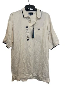 Nautica Golf Polo Shirt Mens XXL White Cotton Short Sleeve Classic Fit Casual - Picture 1 of 5