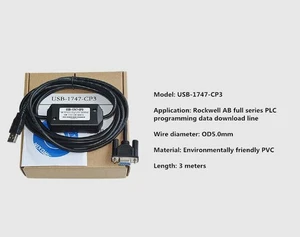 1PCS for SLC500 series PLC programming cable USB-1747-CP3 - Picture 1 of 2