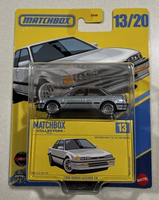 全新 2025 火柴盒 收藏家 1990 年本田雅阁 CB — 第 1/2 张图片