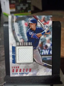 2025 Topps Series 2 - Major League Material Evan Carter #MLM2-EC Texas Rangers  - Picture 1 of 2
