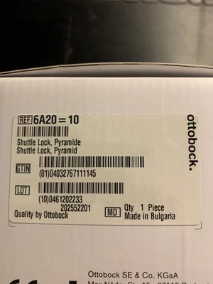 Ottobock Shuttle Lock 6A20 = 10 Pyramide Unbenutzt - Bild 1 von 3