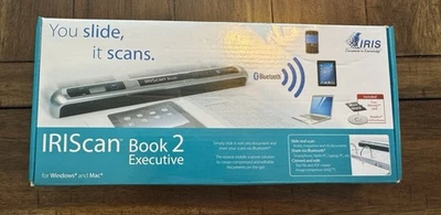 IRIScan Book 2 Executive Handheld Scanner NEW Open Box - Image 1 of 2