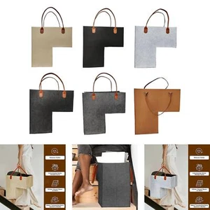 Treppenkorb in , 4 mm, Premium-Filz mit Ledergriffen, Organisation für - Bild 1 von 20