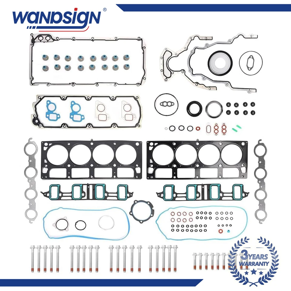 MLS Head Gasket Bolts Kit For 07-11 Chevy GMC Cadillac Hummer H2 6.0L 6.2L V8 - Image 1 of 4