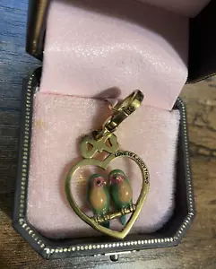 Juicy Couture Love Birds Charm / Rare Y2K 2007 / YJRU1618 - Picture 1 of 8