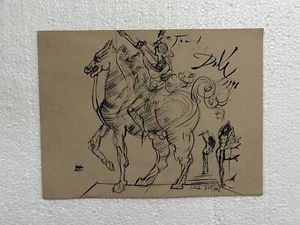 Salvador Dali - Amazing Ink Paper - Signed - Stamped - A1 - Picture 1 of 2