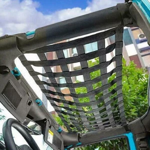 Auto Dachnetz Hängematte Mesh Cargo Net Für Jeep Wrangler YJ TJ JK JL DEU - Bild 1 von 7