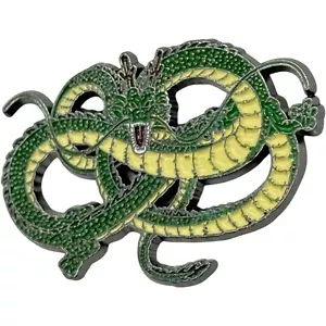 Spilla Shenron Dragon Ball Z anime bavero smalto regalo da collezione - Foto 1 di 5