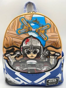 Neu mit Etikett Loungefly Star Wars Anakin Skywalker Podracing Mini Rucksack EXKLUSIV - Bild 1 von 13