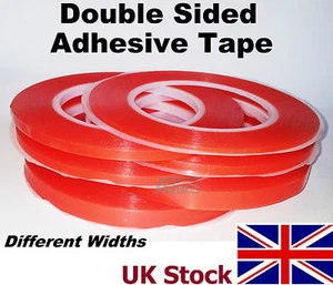 Double Sided Adhesive Tape, High Strength Acrylic Gel, Red, Phone Repairs - Foto 1 di 6