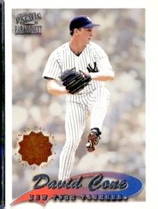 1999 PACIFIC PARAMOUNT OPENING DAY PARALLEL BLANK SERIAL #159 DAVID CONE 1/1 - Picture 1 of 2
