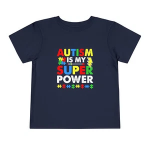 Camiseta de manga corta Autism is My Super Power Autism Awareness Advocate para niños pequeños - Imagen 1 de 5