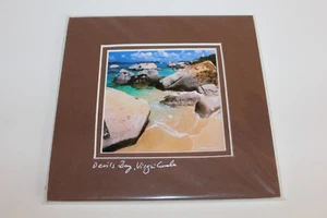 Amanda Baker "Devils Bay Virgin Islands" Photo w/ Matte - Picture 1 of 2