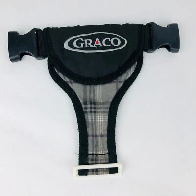 Graco Quattro Cochecito Individual Gris Arnés a Cuadros Hebilla Cubierta Repuesto Foto 1 de 4