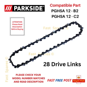 Cadena de motosierra de podar Parkside PGHSA 12 B2 y C3 28 eslabones de transmisión PUBLICACIÓN RÁPIDA - Imagen 1 de 4