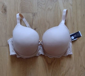 Sujetador Camiseta INC Intimates 60572 38DD Beige Moldeado Forrado Deshuesado Encaje UW NUEVO CON ETIQUETAS - Imagen 1 de 4