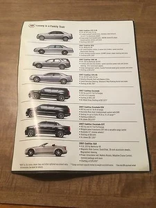 2007 Cadillac Sales Brochure Full Line Local - Picture 1 of 2
