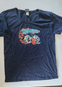 Harley-Davidson Zion Washington Utah Blue T-shirt Size XL Rock & Roll Made Usa - Picture 1 of 7