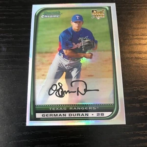 2008 Bowman Chrome Refractors #200 German Duran - Picture 1 of 2