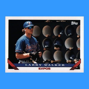 1993 Topps Baseball #95 - Larry Walker [Base] Montreal Expos NM-MT