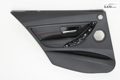 BMW 335I 328I xDRIVE F30 2013-2016 cubierta del panel de la puerta trasera izquierda moldura OEM Foto 1 de 4
