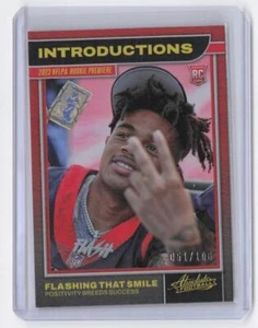 2023 Panini Absolute Tank Dell RC #3 Introductions Spectrum Red #/100 Texans - Picture 1 of 2