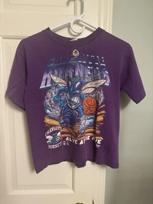 Charlotte Hornets “Alive At The Hive” Retro 90s T-Shirt USA Salem Sportswear - Image 1 of 4