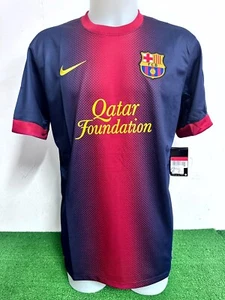 01 BARCELONA NO MATCH WORN ISSUE SHIRT JERSEY VINTAGE T-SHIRT 2012/2013 - Picture 1 of 7