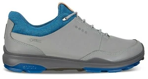 ECCO Mens Biom Hybrid 3 GTX Spikeless Golf Shoes, EU 41 US 7/7.5, GREY/BLUE - Picture 1 of 5