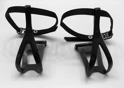 Wellgo Bicycle Pedal Toe Clips with Straps - For Mountain and Hybrid Bikes - Image 1 of 4